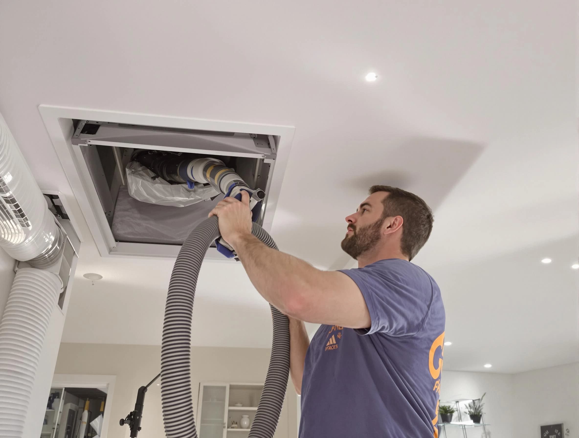 Precision indoor duct cleaning by Billerica Air Duct Cleaning in Billerica