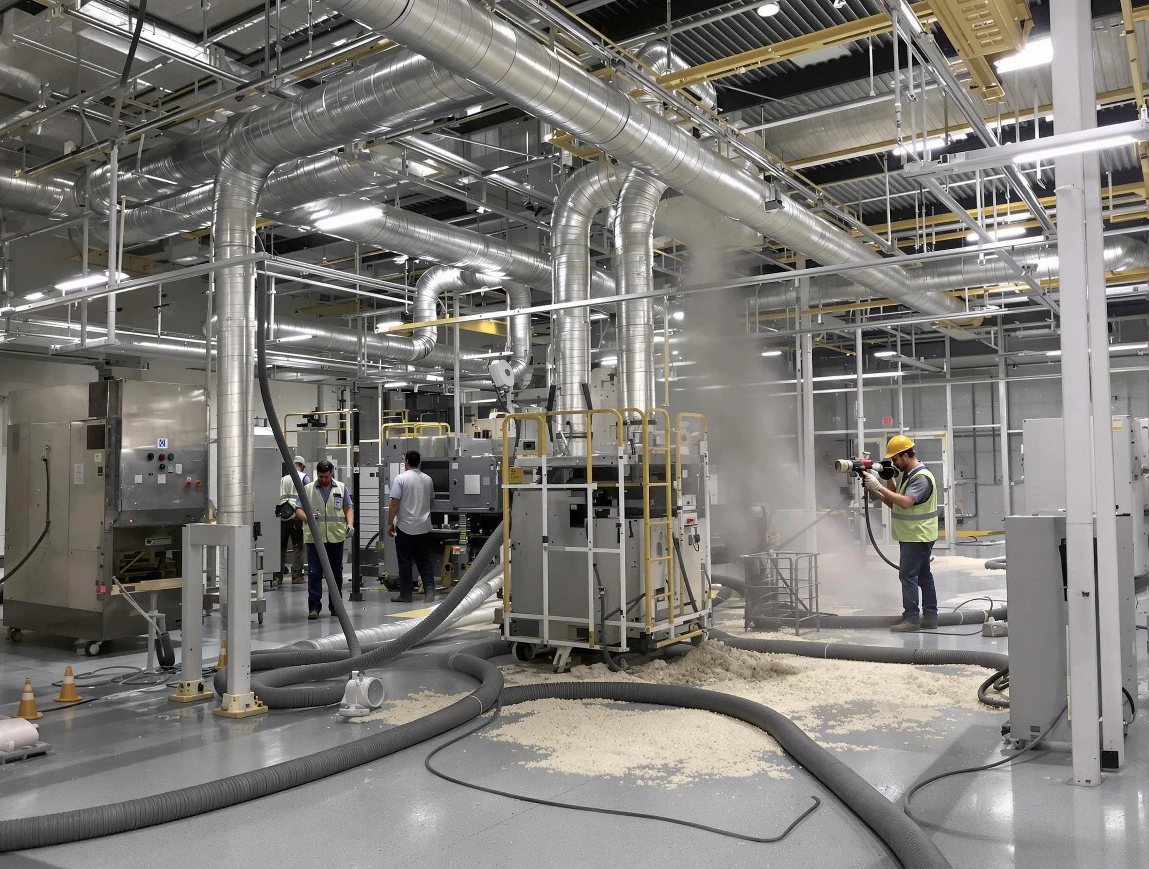 Heavy-duty industrial duct cleaning by Billerica Air Duct Cleaning in Billerica