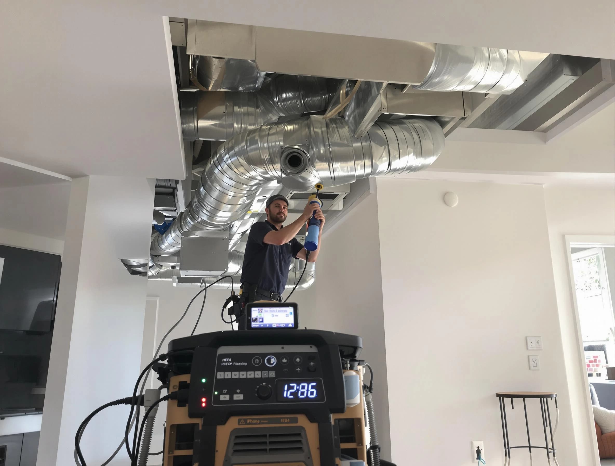 Advanced pure air duct cleaning by Billerica Air Duct Cleaning in Billerica