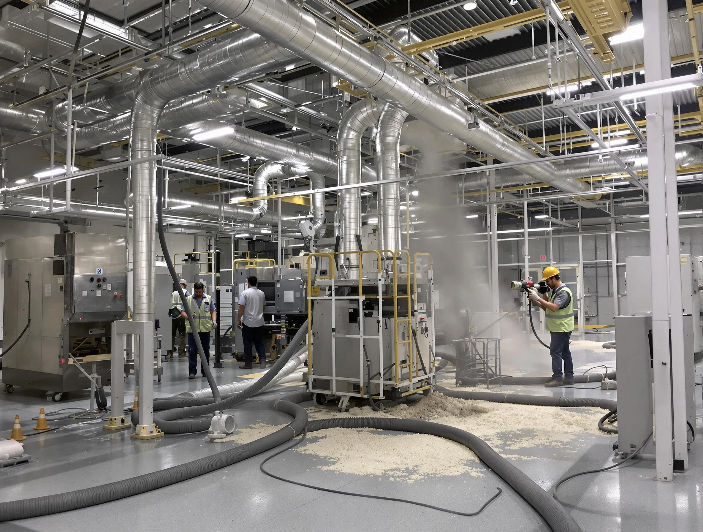 Heavy-duty industrial duct cleaning by Billerica Air Duct Cleaning in Billerica